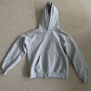 Grey Aritzia Perfect Fit Sweatfleece Hoodie